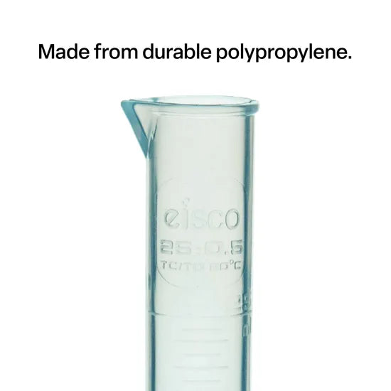 Graduated Cylinder - Polypropylene, 25 ml - Modern Teaching Aids NZ