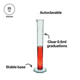 Graduated Cylinder - Polypropylene, 100 ml - Modern Teaching Aids NZ