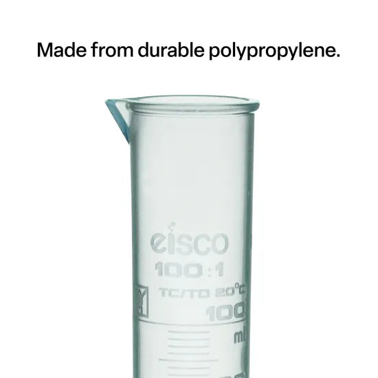 Graduated Cylinder - Polypropylene, 100 ml - Modern Teaching Aids NZ