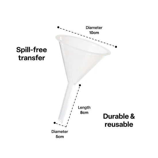 Filter Funnels - Poly, 10 cm - Modern Teaching Aids NZ