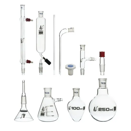 Organic Chemistry Kit with 19/26 Joints - 11 Piece - Modern Teaching Aids NZ