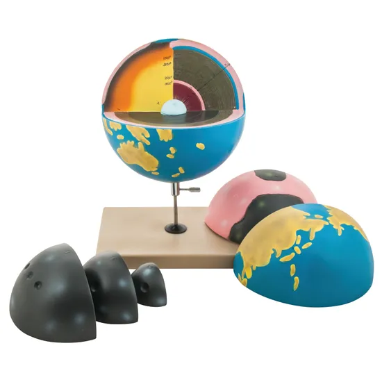 Globe Model Earth - Cross Sectional 7 piece - Modern Teaching Aids NZ