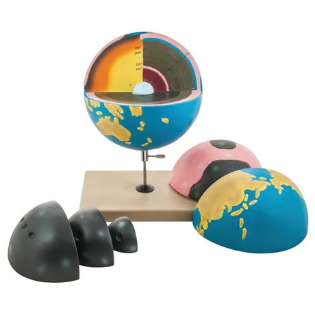 Globe Model Earth - Cross Sectional 7 piece - Modern Teaching Aids NZ