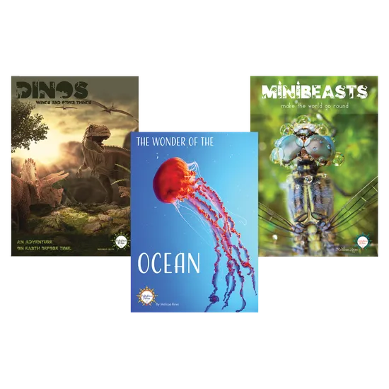 Dinos Minibeast and Ocean Creatures Big Book Pack