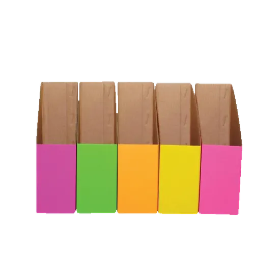 Elizabeth Richards Magazine Box Fluoro Mix - Pack of 5 - Modern Teaching Aids NZ
