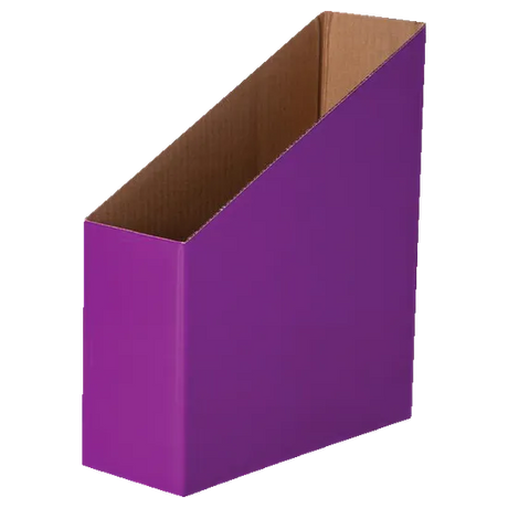 Magazine Box - Pack of 5 - Purple - Modern Teaching Aids NZ
