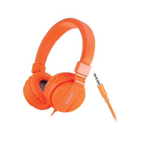 Folding Headphones - Orange - Modern Teaching Aids NZ