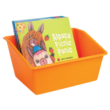Book Bin Orange - Modern Teaching Aids NZ