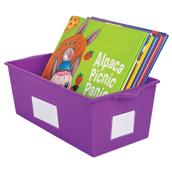Help Yourself Book Bin Purple - Modern Teaching Aids NZ