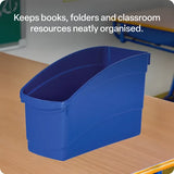 Elizabeth Richards Plastic Book and Storage Tub Blue