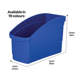 Elizabeth Richards Plastic Book and Storage Tub Blue