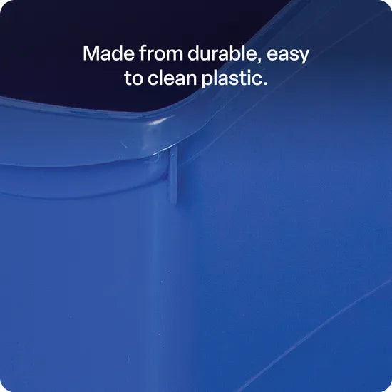 Elizabeth Richards Plastic Book and Storage Tub Blue