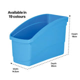 Plastic Book and Storage Tub - Light Blue - Modern Teaching Aids NZ