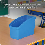 Plastic Book and Storage Tub - Light Blue - Modern Teaching Aids NZ