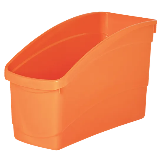Plastic Book and Storage Tub - Orange - Modern Teaching Aids NZ