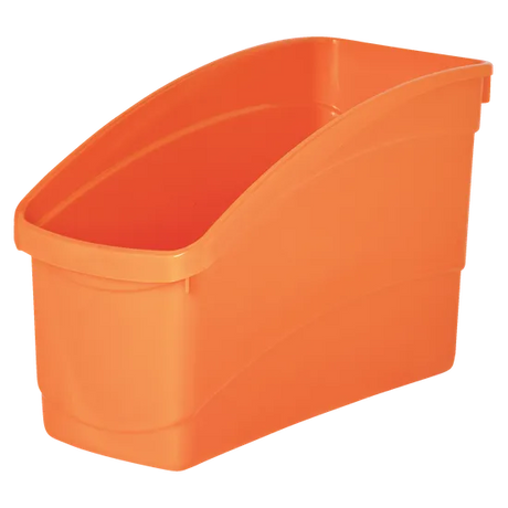 Plastic Book and Storage Tub - Orange - Modern Teaching Aids NZ