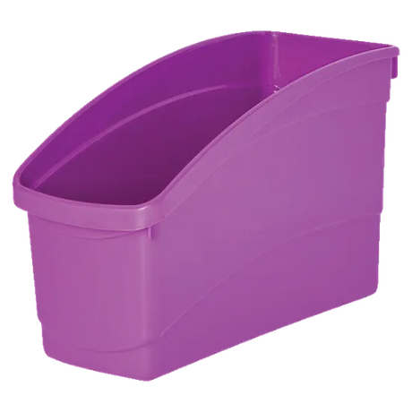 Plastic Book and Storage Tub - Purple - Modern Teaching Aids NZ
