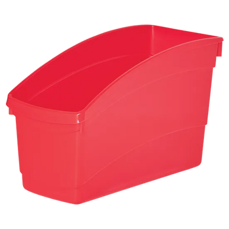 Plastic Book and Storage Tub - Red - Modern Teaching Aids NZ