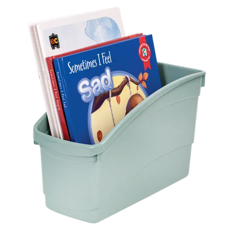 Plastic Book and Storage Tub - Snow Gum - Modern Teaching Aids NZ