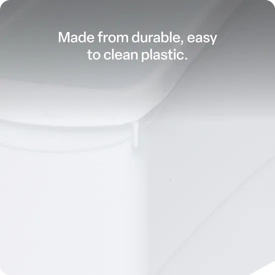 Elizabeth Richards Plastic Book and Storage Tub White