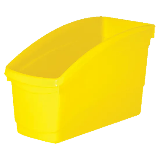 Plastic Book and Storage Tub - Yellow - Modern Teaching Aids NZ