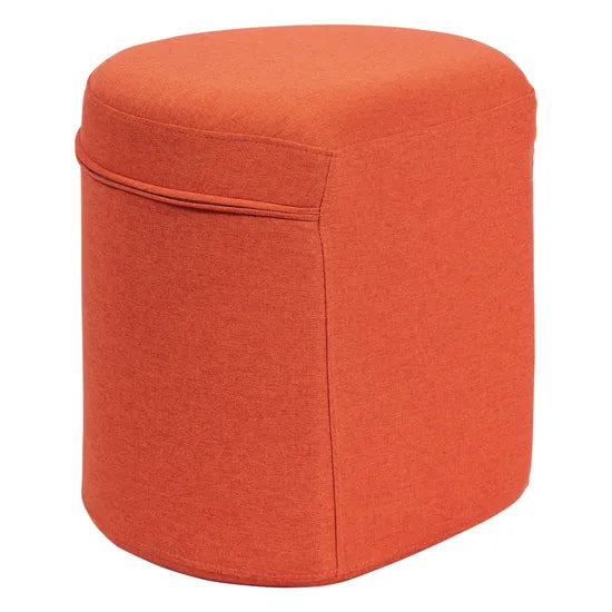 Elizabeth Richards Rocker Ottoman - Orange