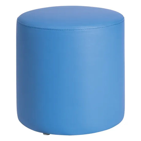 Round Ottoman - Blue - Modern Teaching Aids NZ