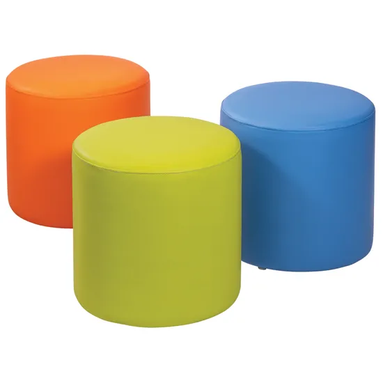 Round Ottoman - Green - Modern Teaching Aids NZ