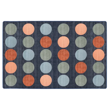 Colours of Australia Rug - Circle Pattern - 3 (L) x 2 (W) m - Modern Teaching Aids NZ