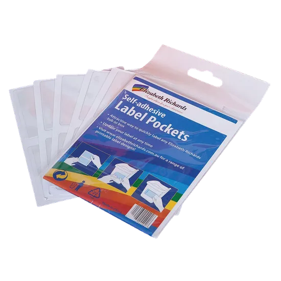 Self Adhesive Label Pocket - Modern Teaching Aids NZ