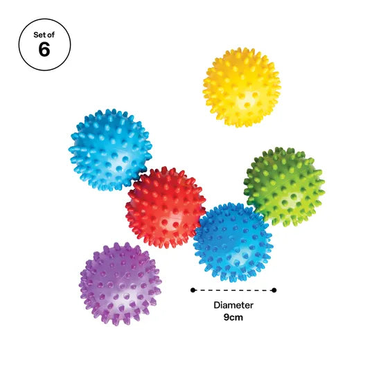 Sensory Balls Set Of 6 - Modern Teaching Aids NZ