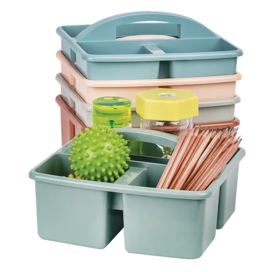 Elizabeth Richards Small Plastic Caddy - Set of 5 - Modern Teaching Aids NZ