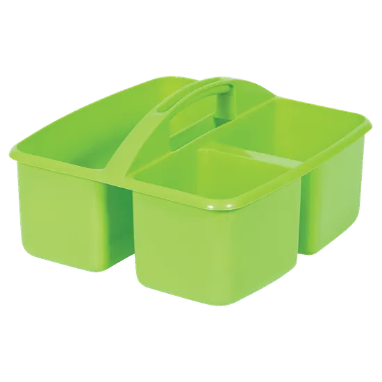 Small Plastic Caddy - Lime Green - Modern Teaching Aids NZ