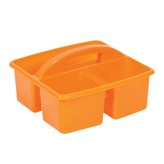 Small Plastic Caddy - Orange - Modern Teaching Aids NZ