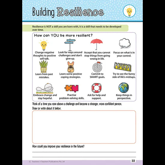 6 My Wellbeing Journal Primary Years 5-6 - Modern Teaching Aids NZ