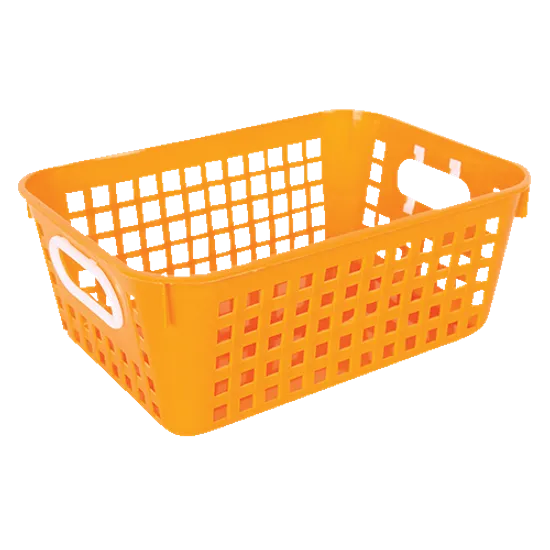 Elizabeth Richards Large Classroom Storage Basket Orange - Modern Teaching Aids NZ