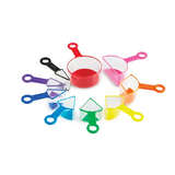 Rainbow Fraction Measuring Cups - Set of 9 - Modern Teaching Aids NZ