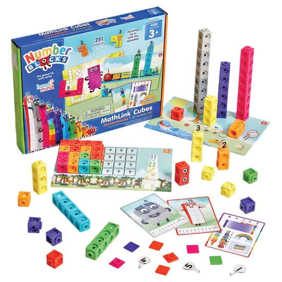Numberblocks MathLink Cubes 1-10 Activity Set - Modern Teaching Aids NZ