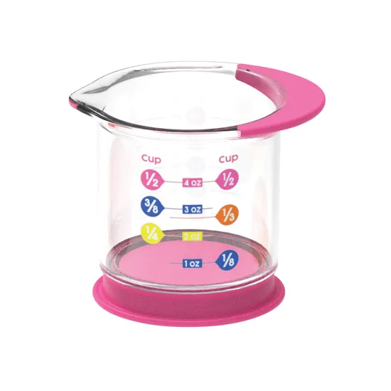 Rainbow Fraction Liquid Measuring Cups - Set of 4 - Modern Teaching Aids NZ