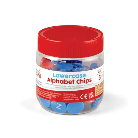 Lowercase Alphabet Chips Set of 6 - Modern Teaching Aids NZ