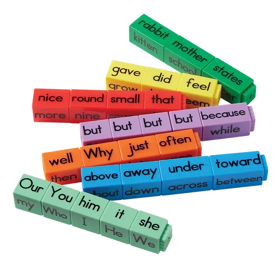Reading Rods Sentence Construction Set - Modern Teaching Aids NZ