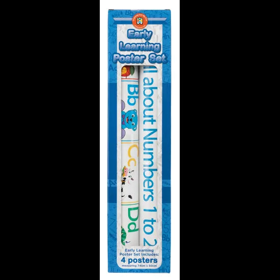 All About Early Learning Poster Box Set 4 - Modern Teaching Aids NZ