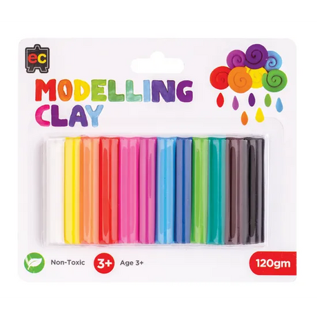 Modelling Clay 12 colours x 10gm - Modern Teaching Aids NZ