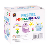 Modelling Clay (Pastel) 5 colours x 50gm - Modern Teaching Aids NZ