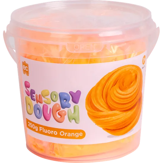Sensory Dough - Fluoro Orange 250g - Modern Teaching Aids NZ