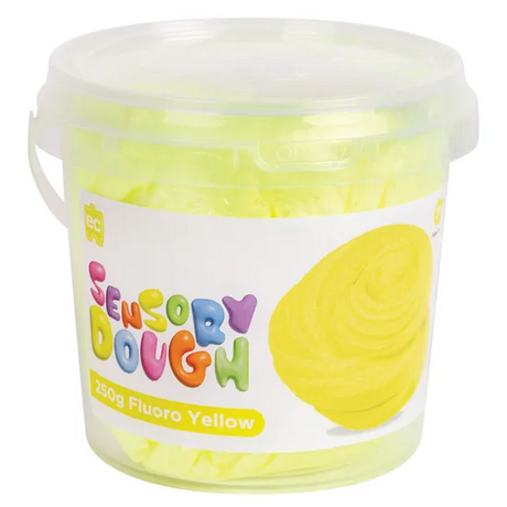 Sensory Dough - Fluoro Yellow 250g - Modern Teaching Aids NZ