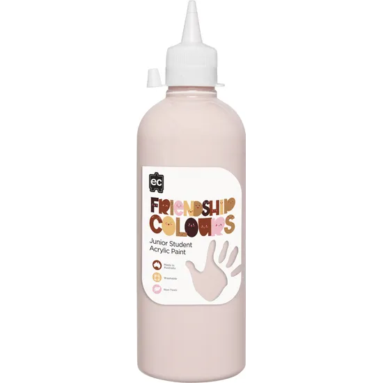 Friendship Colours Acrylic Paint 500 ml - Set of 6