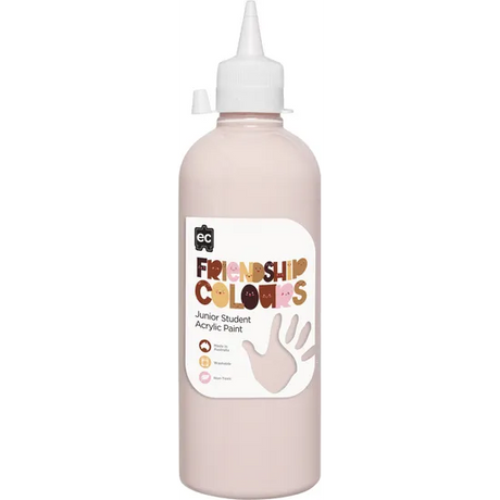 Friendship Colours Acrylic Paint 500 ml - Set of 6