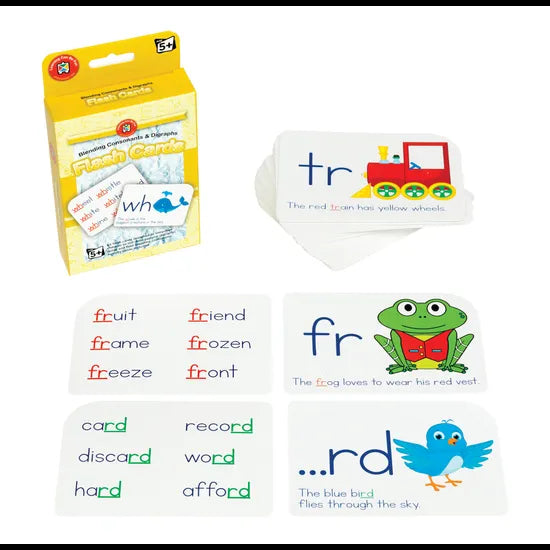 Blending Consonants & Digraphs Flash Cards - Modern Teaching Aids NZ
