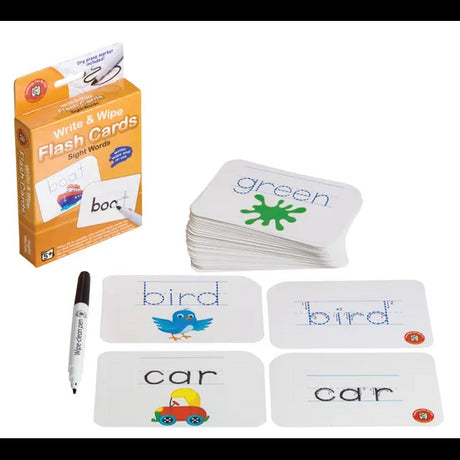 W&W Flash Cards Sight Words with Marker - Modern Teaching Aids NZ